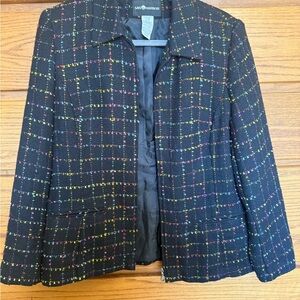 Sag Harbor Multicolor Tweed Blazer